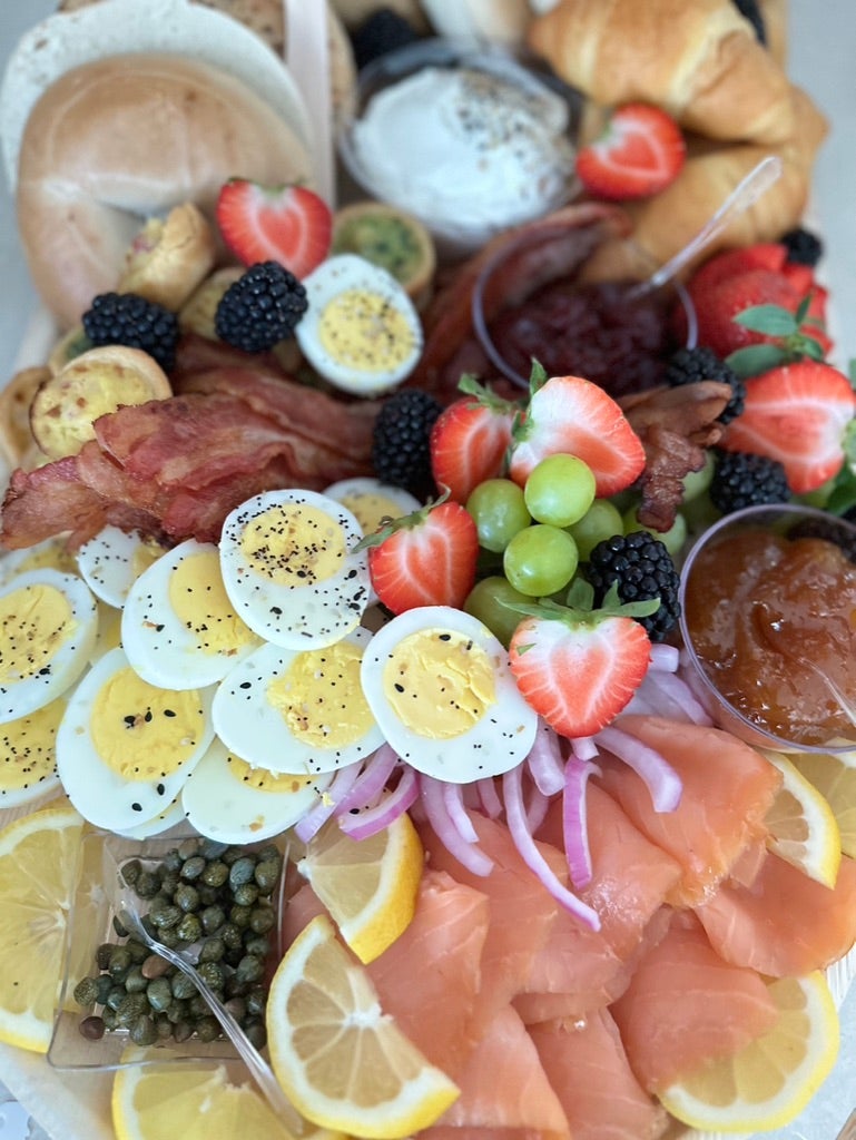Breakfast Boss fresh organic and healthy breakfast board | Nibbles N Bites Catering