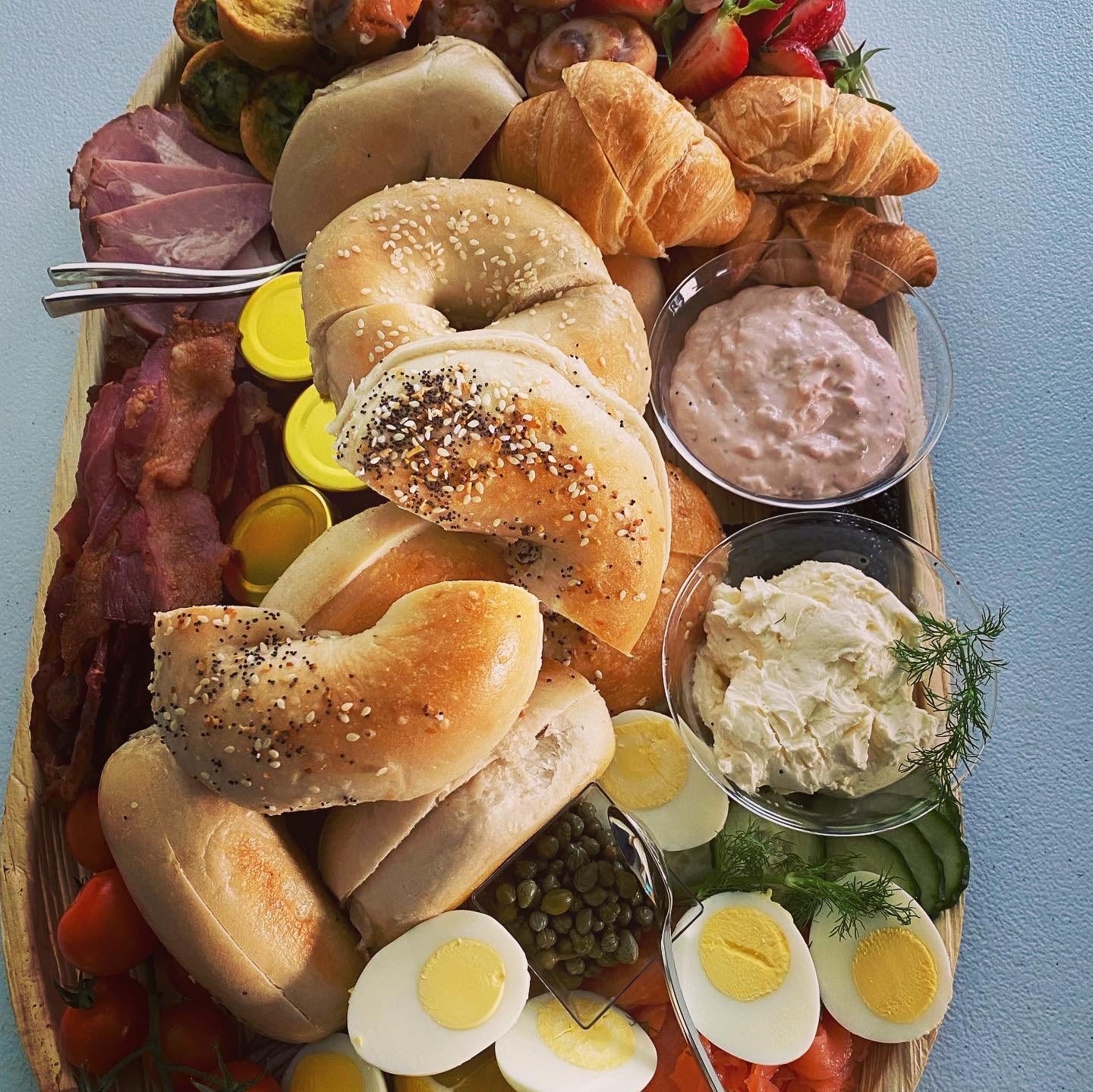 Breakfast Boss fresh organic and healthy breakfast board | Nibbles N Bites Catering